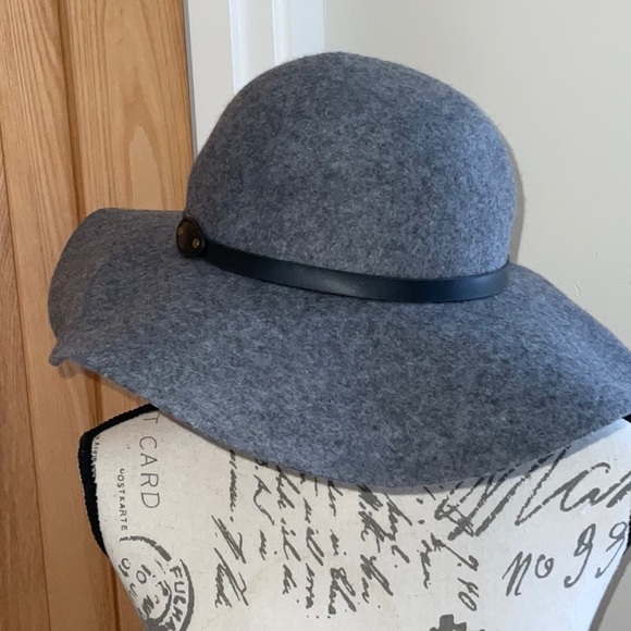 D&Y (David & Young) 100% Wool Floppy Grey Sun Hat. OS - Picture 7 of 7